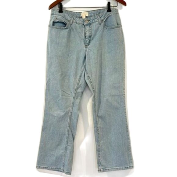Caslon Light Wash Straight Leg Jeans 12P - Picture 1 of 6